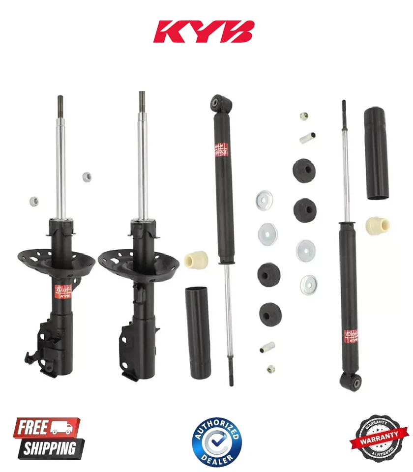KYB 4X FRONT LEFT&RIGHT & REAR Strut Shock Absorber Fits For HONDA FIT 09-13 - Image 1 of 1