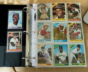 1966 Topps Baseball 312 cards included VG-VGEX-EX, Loaded w Stars, MANTLE/AARON! - Picture 1 of 9