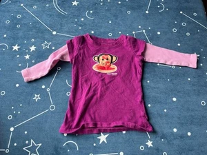 Adorable Paul Frank Sock Monkey Sheriff  t-shirt long sleeves child 2t - Picture 1 of 4