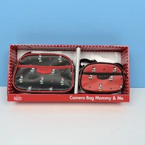 Disney Minnie Mouse Mommy & Me Umhängetasche Kameratasche Set Schwarz Rot Neu mit Etikett - Bild 1 von 8