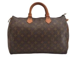 Authentic Louis Vuitton Monogram Speedy 35 Hand Boston Bag Old Model LV 0832N - Picture 1 of 10