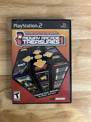 Midway Arcade Treasures 1 (Sony Playstation 2, 2003) PS2 Complete CIB W/ Reg - Image 1 of 4