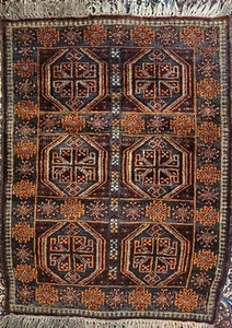 Antik Handgeknüpfter Perser Teppich Baluch Orientteppich - Bild 1 von 10