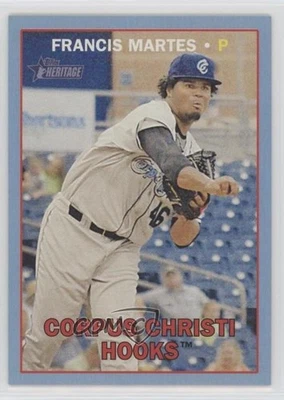 2016 Topps Heritage Minor League Edition Blue /99 Francis Martes #17 - Image 1 of 2