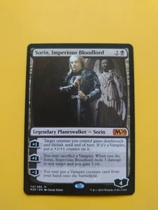 Sorin, Imperious Bloodlord. MYthic Core Set 2020. M20. MTG Karte. - Bild 1 von 4