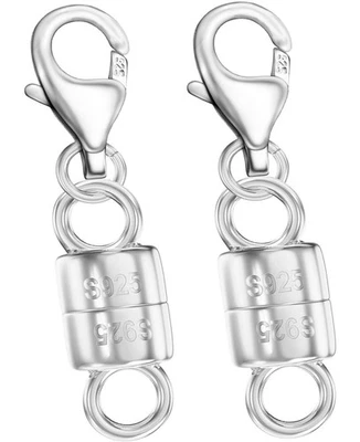 Dailyacc 925 Silver Lobster Magnetic Necklace Clasps and Closures Safety - Image 1 of 4