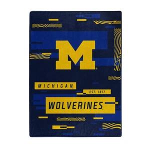 Michigan Wolverines Blanket 60x80 Raschel Digitize Design - Picture 1 of 1