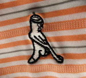 Ping Performance Orange-Peach Striped Polo (L) NICE! ⛳️ - Picture 1 of 11