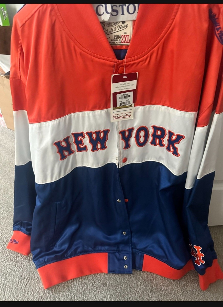 Mitchell & Ness ニューヨーク・メッツ スタジャン XL MITCHELL & NESS UNISEX VARSITY JACKET NYK（ミッチェルアンド