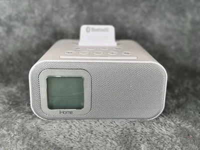 iHome IBT22BX Bluetooth Reloj Despertador Doble Blanco Foto 1 de 4