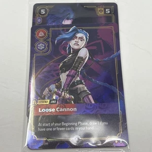 Riftbound Loose Cannon English Jinx Legend card 251/298 Prerelease Promo Sealed - Picture 1 of 2