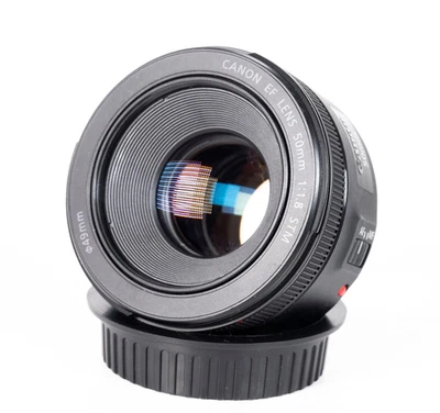 Canon EF 50mm F/1.8 STM Auto Focus Lens for Canon Cameras - Image 1 of 4