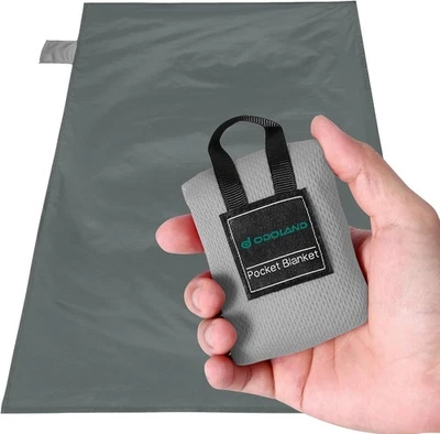 Odoland Picknickdecke Grau 110x70 cm | Sandabweisend | Ultraleicht - Bild 1 von 4