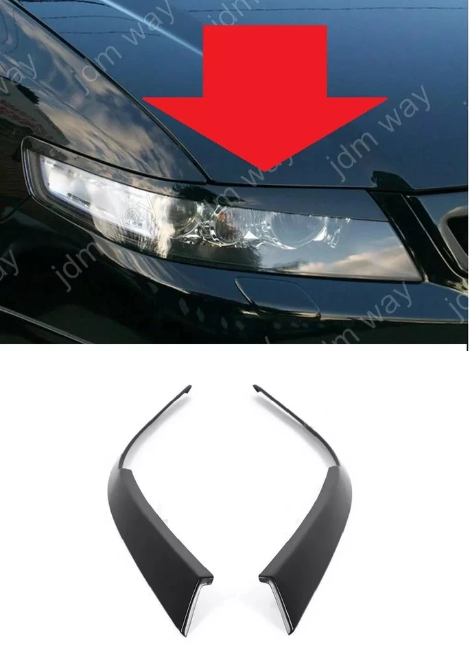 pálpebras para Acura TSX Honda Accord 2004-2008 abs conjunto de plástico - Imagem 1 de 4