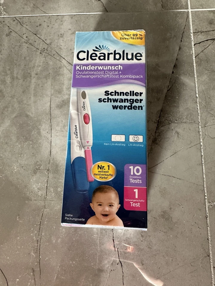 Clearblue Kinderwunsch 10x Ovulationstest Digital u 1x Schwangerschaftstest neu - Bild 1 von 1