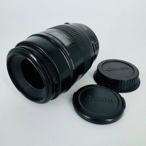 Canon EF 100mm F2.8 MACRO LENS Medium telephoto lens professionals black B718 - Picture 1 of 6