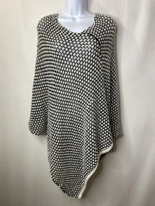 COCOGIO Poncho Pullover Damen Wolle Einheitsgröße Lagenlook kuscheliges Thanksgiving Outfit - Bild 1 von 10