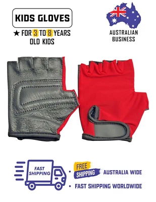 KIDS GLOVES / KIDS CYCLING GLOVES / KIDS PLAYING GLOVES / KIDS FOOTBALL GLOVES - Image 1 of 4