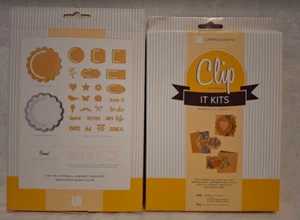 NEW Lifestyle Crafts QuicKutz Cutting Die CLIP It Kits 26 *Retired* - Picture 1 of 1
