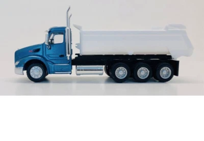 Peterbilt 579 Dump Truck Blue Promotex 1/87 Truck HO Scale 6600BL - Image 1 of 2