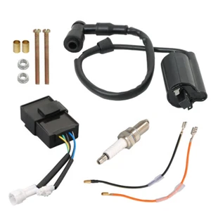 For Kawasaki Ignition Coil CDI W/ Spark Plug Kit ATV Bayou 300 KLF300B 1988-2004 - Picture 1 of 10