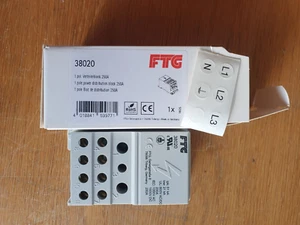 AUXEL/FTC 38020 250A 1 Pole Distribution Block A4 - Picture 1 of 1