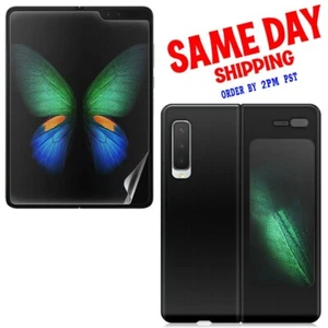 Soft Pet Screen Protector With Hard PC Cover for Samsung Galaxy Fold SM-F900U - Picture 1 of 1