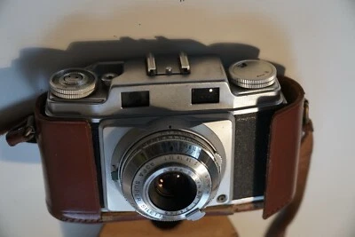 Vintage Agfa Super Silette LK 3.5/45mm Camera Kamera Ledertasche  - Bild 1 von 4