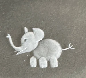 Lobmeyr seltene kleine Schale Glas Elefant Glass Dish Elephant - Bild 1 von 5