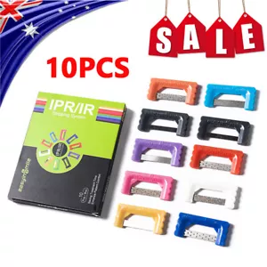 10pc Dental Interproximal Enamel Reduction Kit IPR Polishing Strip Serrated Saw - Picture 1 of 21