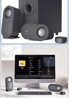 ALTAVOCES PARA COMPUTADORA LOGITECH Z407 BLUETOOTH SUBWOOFER CONTROL INALÁMBRICO - NEGRO Foto 1 de 4