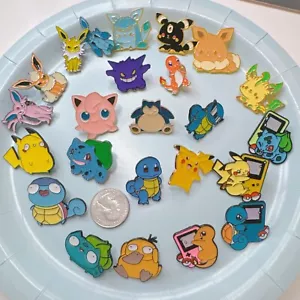 Pokemon Enamel Pins Collection Lot You Choose Over 34 Varieties Flat Rate Ship - Picture 1 of 45