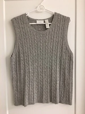 Liz Claiborne LizSport Clásico Hermoso Mujeres Suéter/Chaleco Grande Excelente Foto 1 de 4