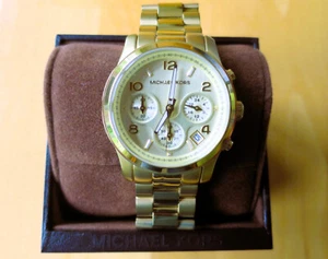 Michael Kors MK 5055 - Damenuhr Chronograph (gold) - wie neu - Bild 1 von 4