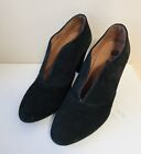 Eric Michael | Sz 37 | Black Leather Suede Boots Booties | Made In Portugal