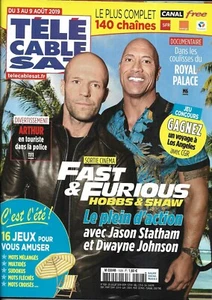 Sat Kabelfernsehen Nr. 1526 03.08.2019 Dwayne Johnson & Jason Statham / Arthur - Bild 1 von 1