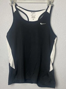 Camiseta sin mangas deportiva de compresión negra Nike Dri Fit para mujer talla mediana - Imagen 1 de 4