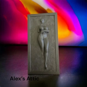 NSFW Woman in Carbonite (3d printed) Unfinished 3.75 inches - Picture 1 of 1