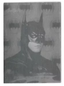 1995 Fleer Ultra Batman Forever Holograms #1 of EYES OF THE LAW - Michael Keaton - Foto 1 di 2