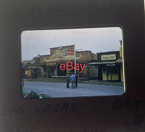Vtg 35mm Slide Photo 1957 Las Vegas Original Red Border Western Village Casino - Picture 1 of 3
