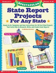 State Report Projects for Any State - 0439205735, paperback, Michael Gravois