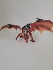 Schleich Red Dragon Rider Fantasy Eldrador pensionierte große Figur