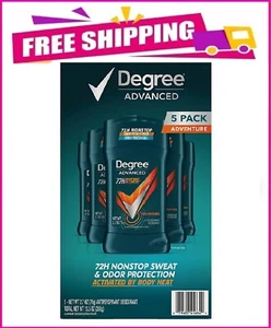 Degree for Men Advanced Protection Antiperspirant, Adventure, 2.7 oz., 5 pk. - Picture 1 of 5