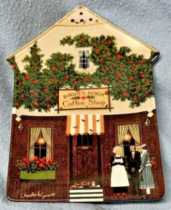 1996 Birdie' Perch Coffee Shop Wysocki Folktown 1st Ltd Ed 9313A Bradford Ex EUC - Picture 1 of 4