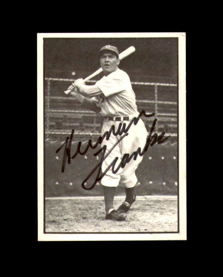 Herman Franks Signed 1977 TCMA The War Years Brookyln Dodgers Autograph - Image 1 of 2