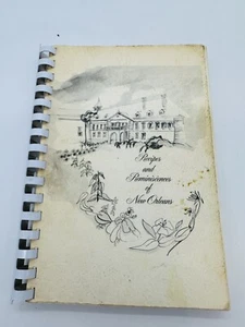 Vintage Recipes and Reminiscences of New Orleans Spiral Cookbook And Food A La - Picture 1 of 5