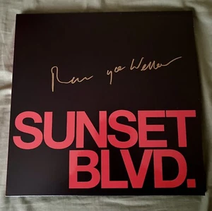 Andrew Lloyd Webber HAND SIGNED Sunset Boulevard Triple Vinyl Blvd RARE - Picture 1 of 5