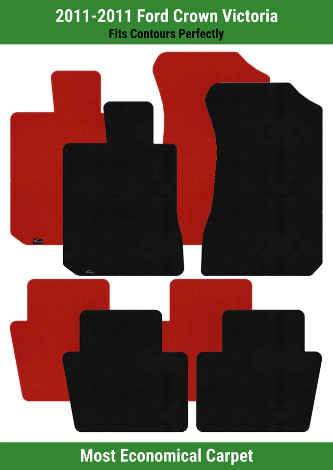 Alfombrillas Lloyd Velourtex fila delantera y trasera para Ford Crown Victoria 2011  Foto 1 de 4