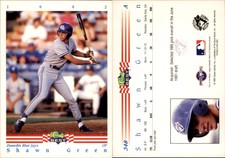 Shawn Green 1992 Classic Best #348 Card Dunedin Blue Jays