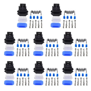 Set of 8 Ignition Pack Coil Connectors LS2 LS7 Truck D581 D585 For GM For Chevy - Picture 1 of 10